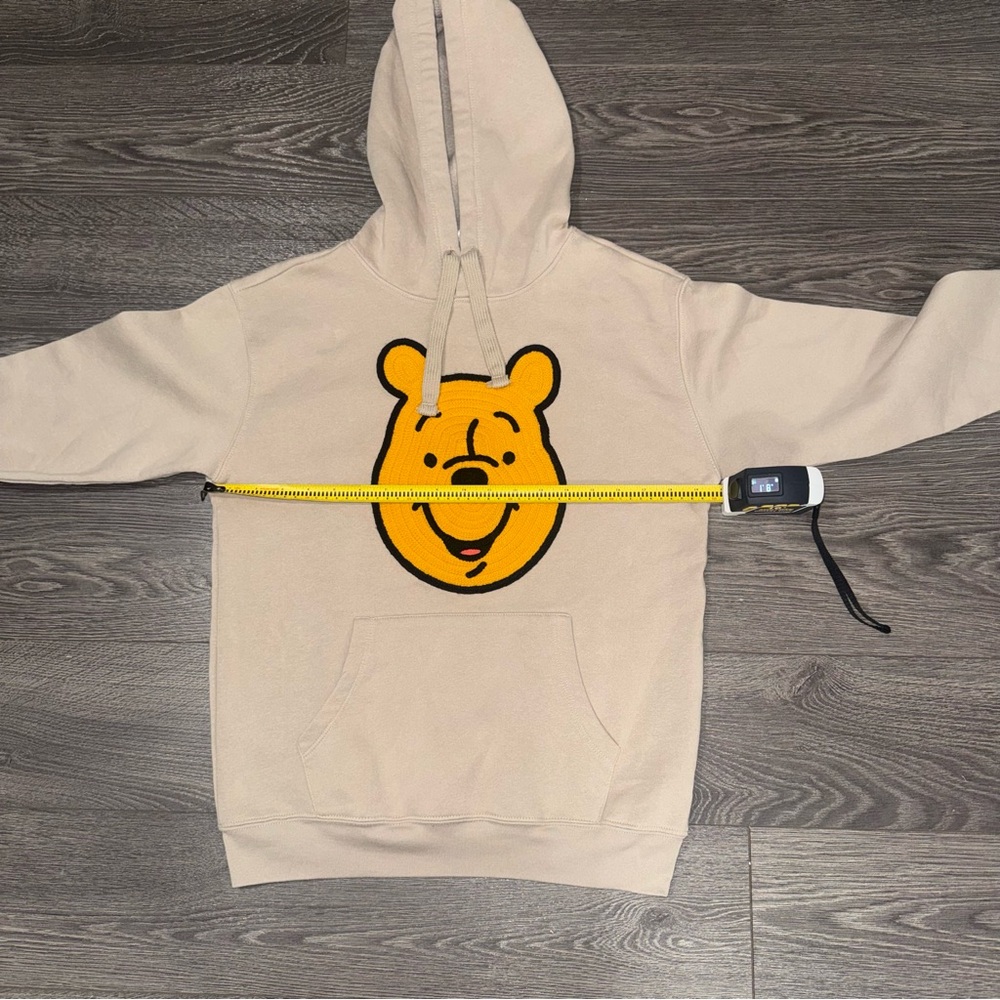 Disney's Winnie The Pooh Pullover Fleece Hoodie Sweatshirt Women’s XS Sand Tan - Picture 9 of 10